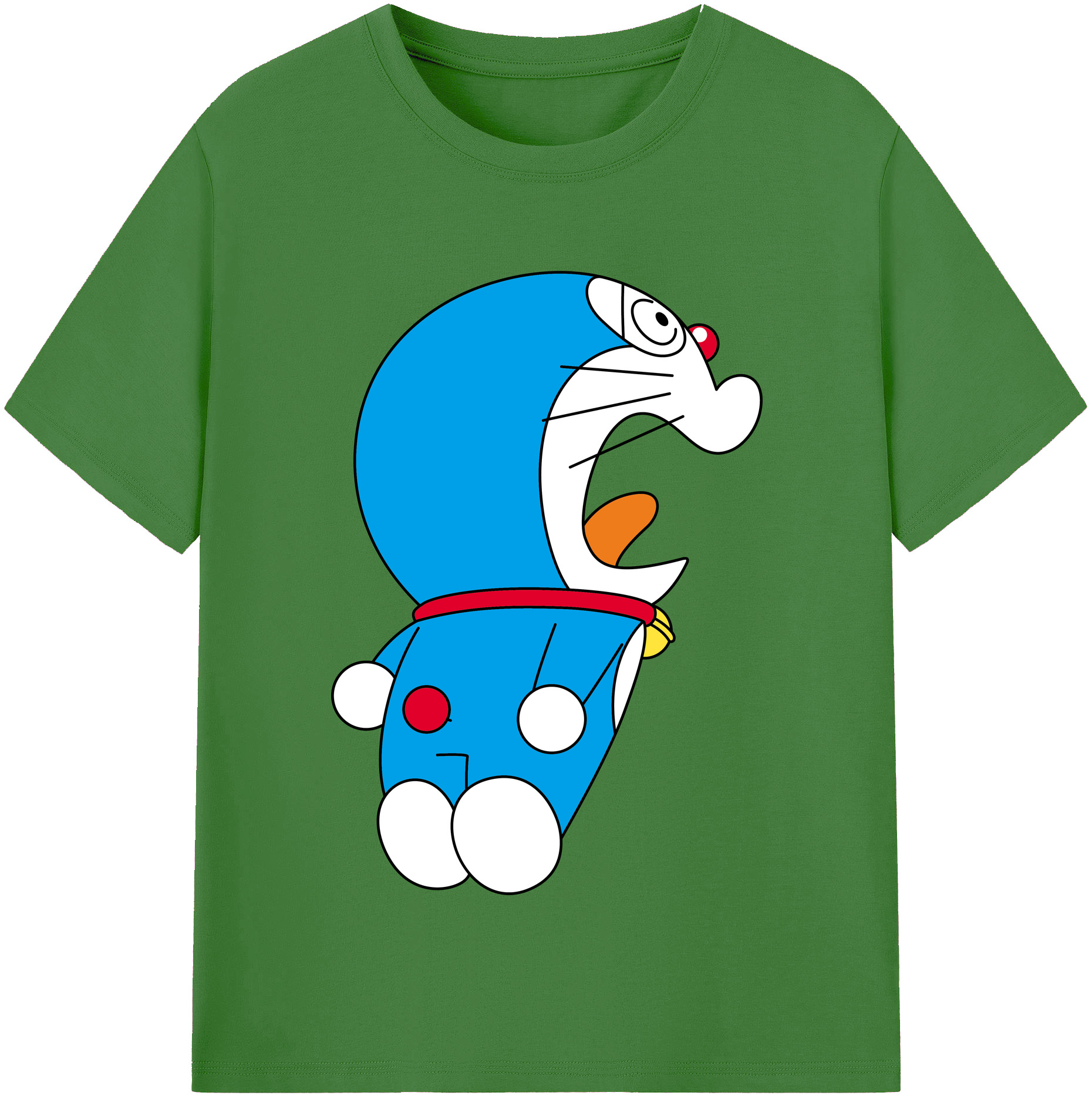 （画像用） ドラえもん Doraemon レディースカジュアルプリントTシャツ（綿100％）